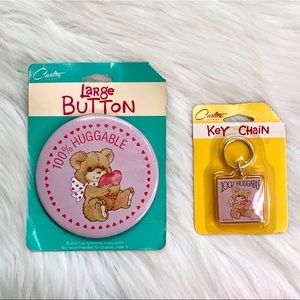 {3/$25} VTG huggable teddy bear novelty pin key